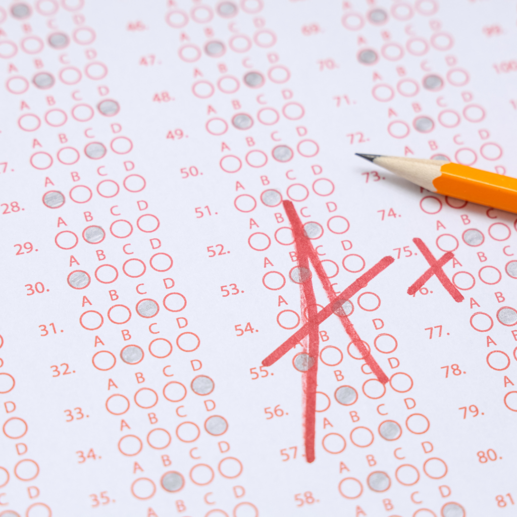 criterios de calificación examen
